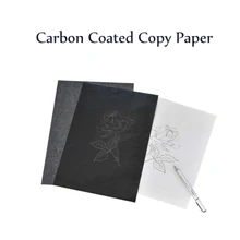 

50 Pcs Carbon Paper Double Sided Carbon Paper Thin Type Stationery Paper Copy Paper Office School Stationery Black Blue Random