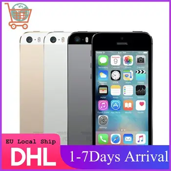 

Original iPhone 5s Factory Unlocked Apple iPhone 5s 16GB 32GB 64GB ROM 8MP iOS 4.0" IPS 8MP WIFI GPS 4G LTE Mobile Phone