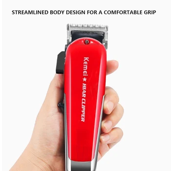 

Kemei Hair Clipper LED Digital display Electric Hair Beard Barber Trimmer Carbon Steel Blade Hair Cutter Machine High Quality
