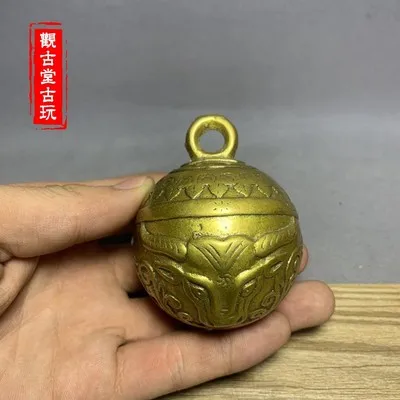 Изысканное лицо животного из чистой меди голова быка тигра медный