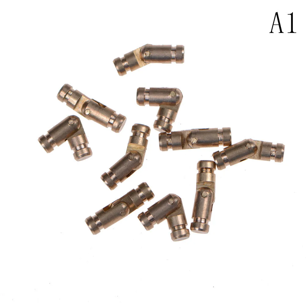 Gold Copper Brass Wine Jewelry Box Hidden Invisible Concealed Barrel Hinge Finely Machined Mechanisms 10Pcs