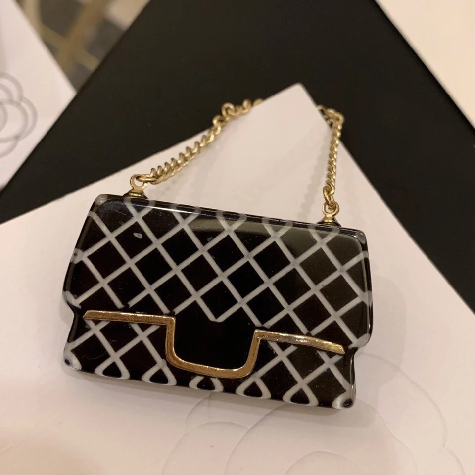 Женская желеобразная сумка дизайнерские Броши вечерние с надписью Brooche C зеленые
