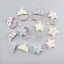 Детский головной убор для девочек, тканевый зажим «утиный клюв» в Корейском стиле для маленькой принцессы, не повреждает волосы, Детские аксессуары для волос