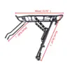 Rear Bicycle Rack Almost Universal Adjustable Bike Cycling Cargo Luggage Carrier Rack Heavy Duty ► Photo 3/6