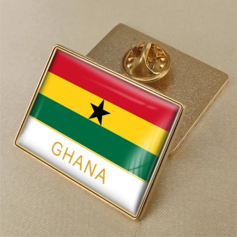 Free shipping Delivery 15 day return policy Ghana Ghanian Flag Pin