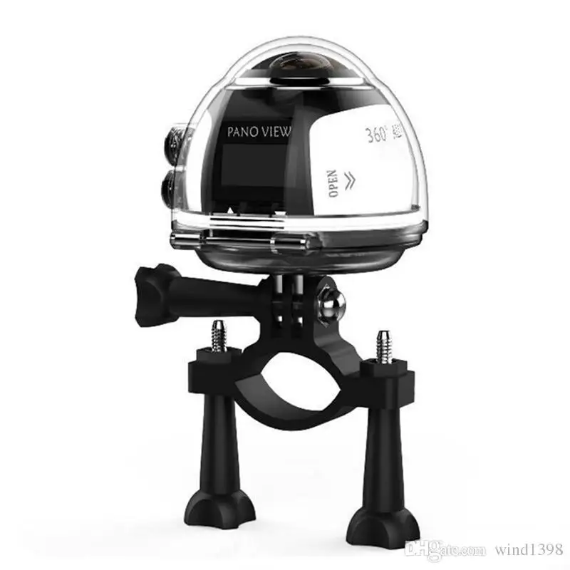High quality V1 360 degree panoramic sports camera mini 3D wifi sports DV 4K full HD 30m waterproof outdoor action video cameras