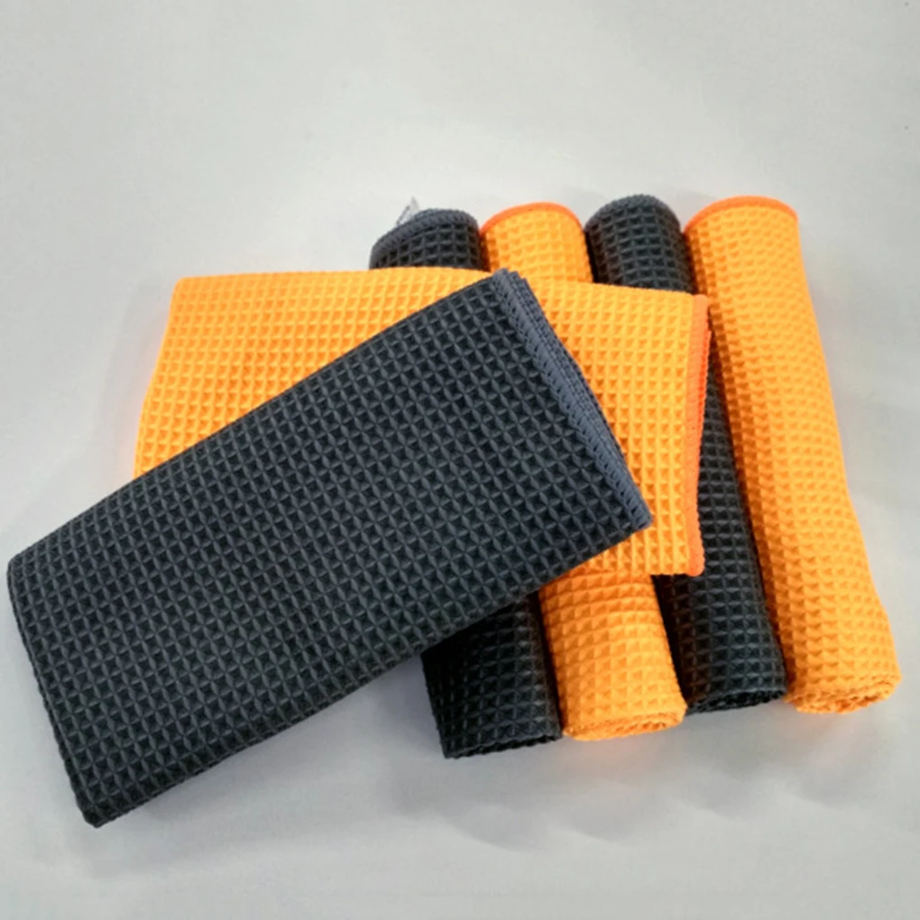 Микрофибра тряпки для мытья автомобиля вафельница полировка протирать Авто