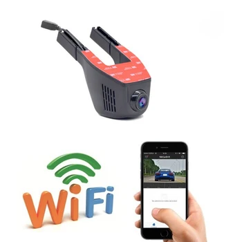 

WiFi Car DVR Dash Cam HD 1080P Night Vision Hidden Dashboard Camera Car Video Driving Recorder Vehicle Camera G-sensor
