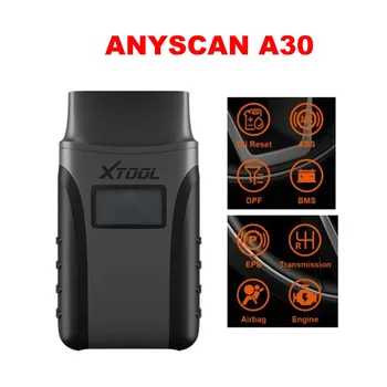 

XTOOL Anyscan A30 All System Car Detector OBDII Code Reader Scanner For EPB Oil Reset Diagnostic Tool Free Update Online