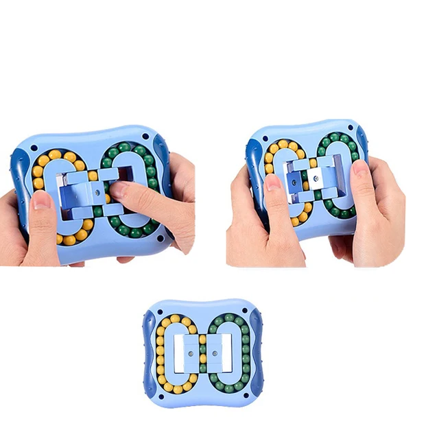 Kids Rotating Magic Bean Intelligence Fingertip Cube Toy Children Finger Gyro Magic Disk Learning Educational Cube Toys 4