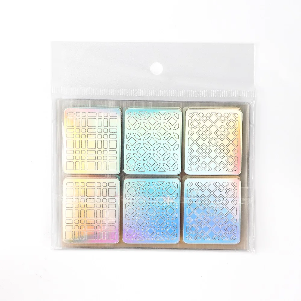 24 PCS Nail Art Hollow Stickers 72 Patterns Nail Art DIY Sticker Making Hollow Pattern Sticker Painting Hollow Design