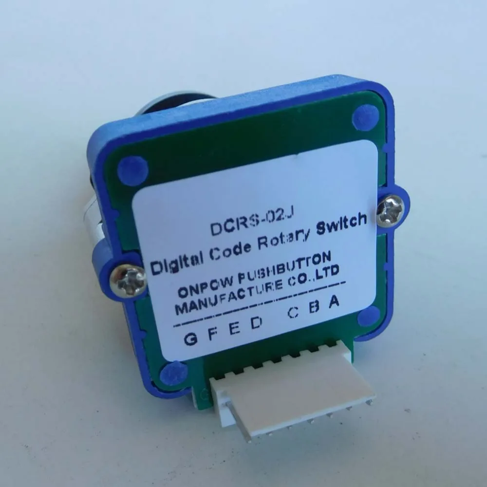 botão codificado duplo para controle industrial, código cíclico duplo (código cinza)