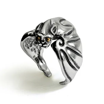

925 sterling silver Cartoon bats engagement adjustable toe ring men women jewelry wholesale