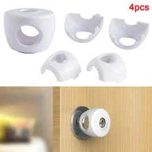 Высокое качество 4 шт./компл. безопасной для детей безопасный Чехол на дверные ручки для малышей и детей постарше Детская безопасность замок ограждения