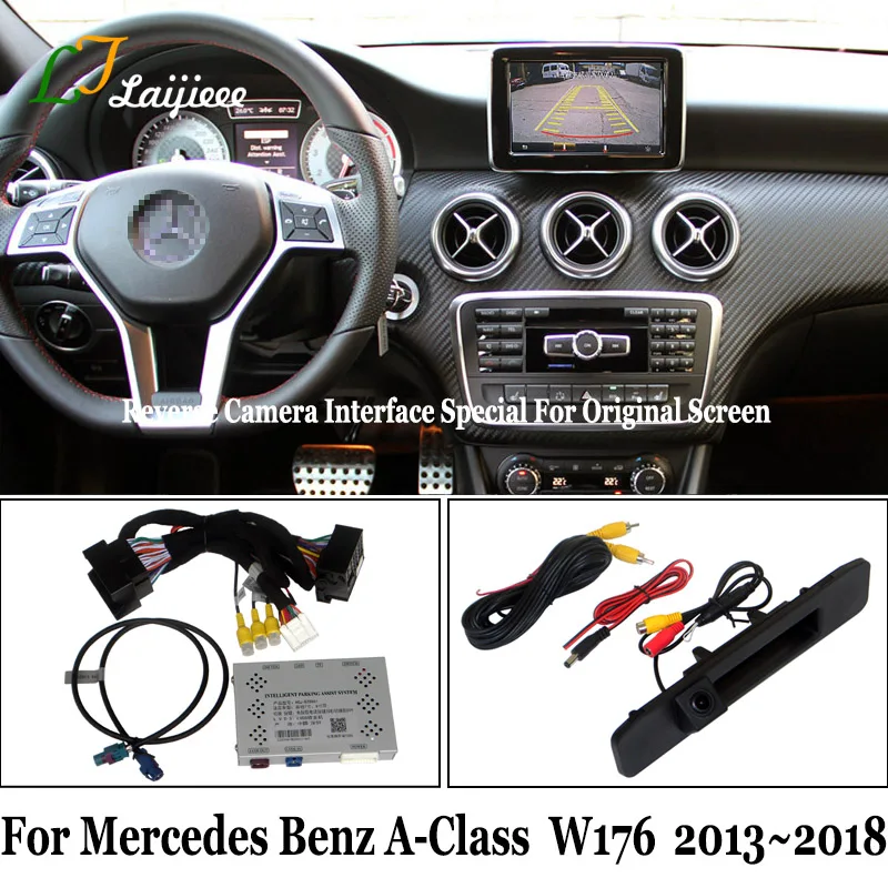 Для Mercedes Benz A Class W176 2013 ~ 2018 комплект камеры заднего вида/HD парковочная камера вида