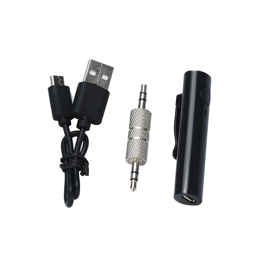 Мини 3,5 мм разъем AUX аудио MP3 музыка Bluetooth приемник автомобильный комплект Беспроводной Громкая Связь Динамик Наушники адаптер A2DP USB для iphone