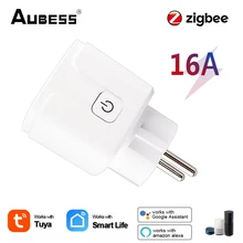 

16A EU Smart Tuya ZigBee Power Plug Timer Socket Smart Life APP Remote Control Socket Outlet Works With Alexa Google Assistant