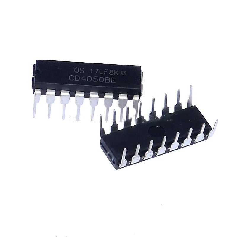 10 шт./лот Новый CD4050 CD4050BE DIP-16 шесть входных буферов/конвертеров logic chip в наличии |