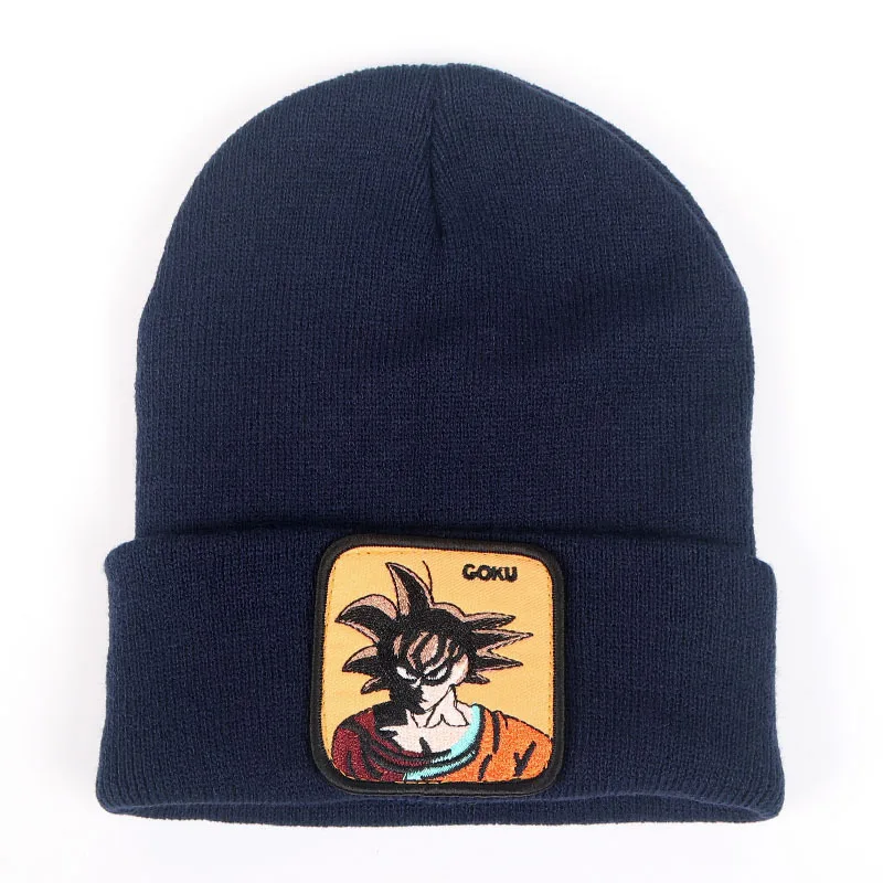 Dragon Ball Z MAJIN BUU Beanie, высококачественные хлопковые повседневные шапочки для мужчин и женщин, теплая вязаная зимняя шапка, модная однотонная шапка унисекс