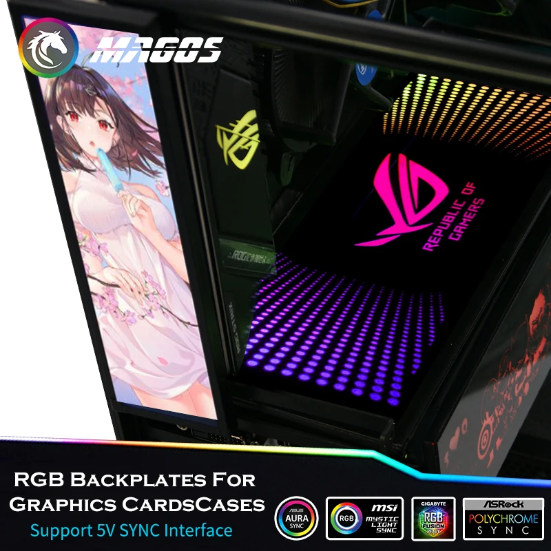 Индивидуальная RGB панель для ПК DIY M/B SYNC 12 В 4 контакта/5 3 контакта ARGB модель