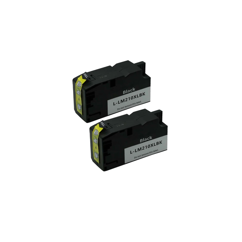 2X черный совместимый картридж с чернилами для принтера Lexmark 210 210xl 210bk OfficeEdge Pro4000c Pro4000 Pro5500 Pro5500t