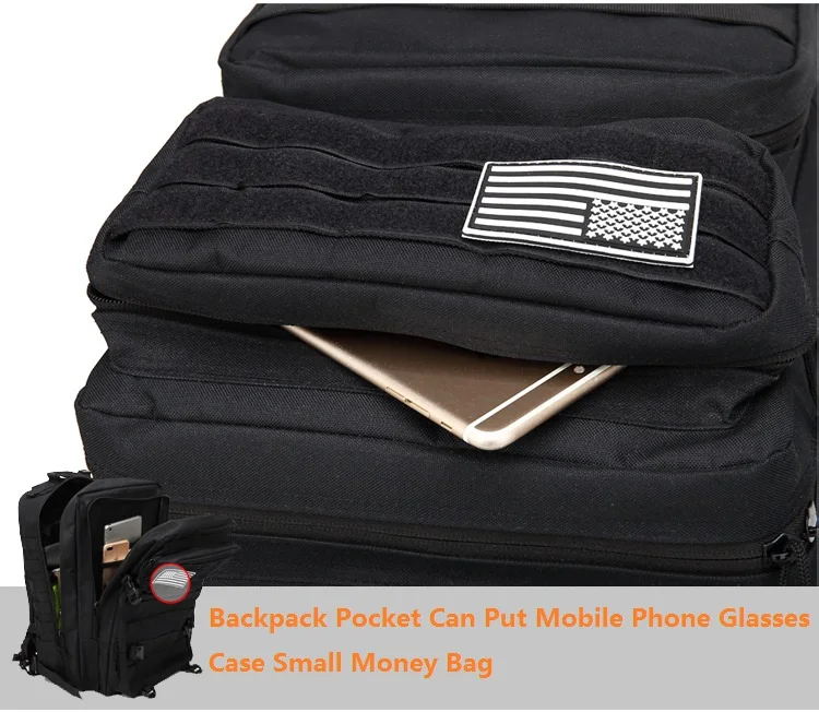 Outdoor Shoulder Military Camouflage Tactical Package Large-capacity Waterproof Men And Women Riding Hiking Camping Tactical Bag