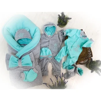 

Комплект на выписку 7-ми предметный ЗИМА Комплекты на выписку и для прогулок 0-6 мес