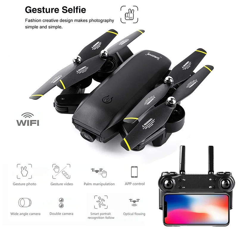 LAUMOX M70 Радиоуправляемый Дрон оптический с 4K HD камерой 1080P FPV Follow Me Квадрокоптер