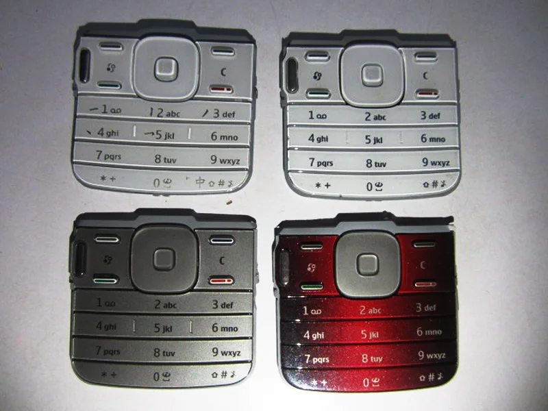 Original New Housing Main Keyboards Keypads Cover Case Buttons For Nokia N79 black red white gray