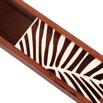 

Carving Pattern Wooden Pencil Box Students Hollow Wood Pencil Stationery Case Retro Home Storage Accessories Desk Storage Box