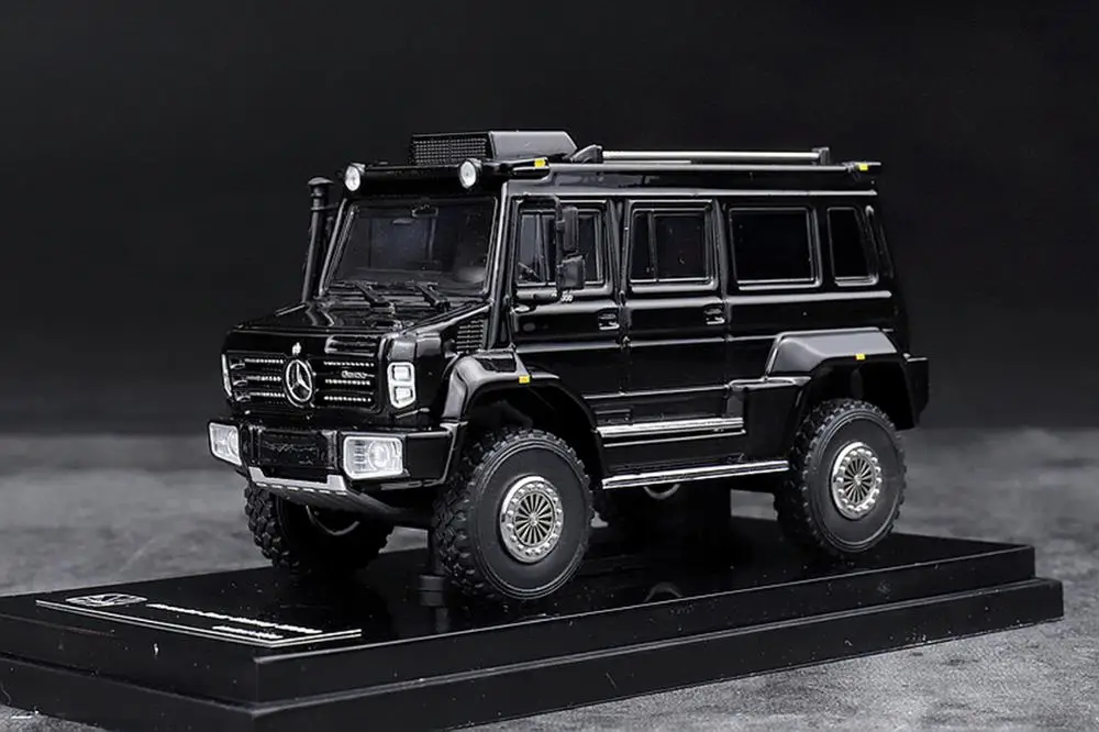 GLM 1/64 масштаб Mercedes Benz Unimog U5000 SUV черный 2012 литая модель автомобиля