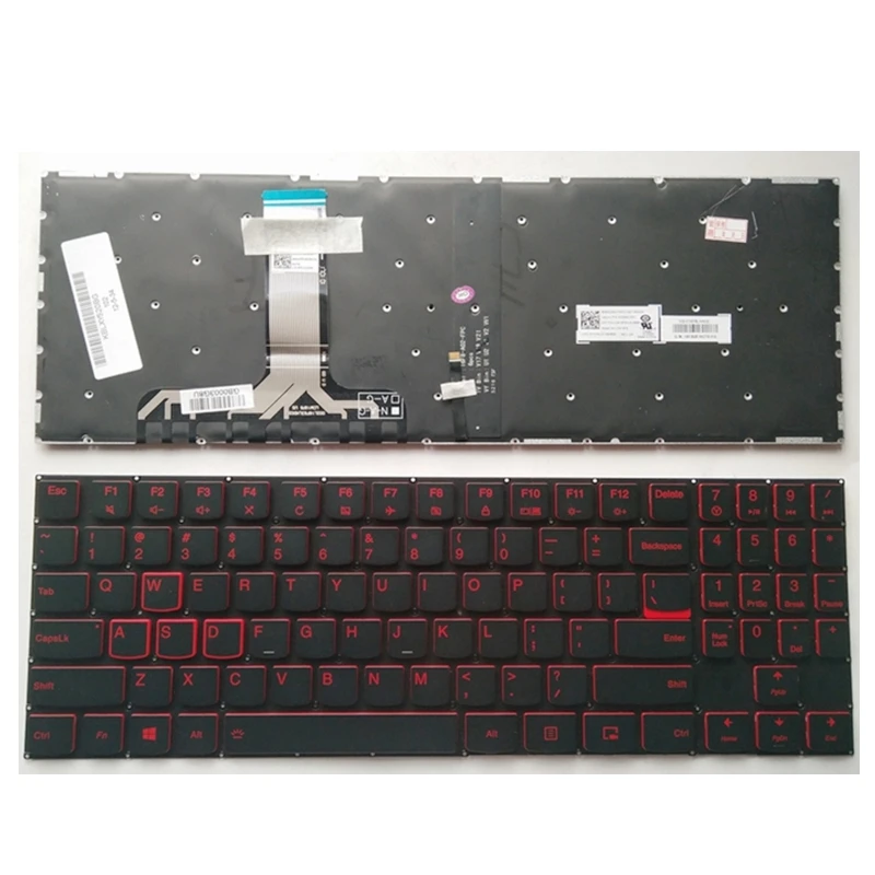 Novo para Lenovo Teclado com Retroiluminação Gzeele Legion Y720-15ikb R720 R720-15ikb Portátil Inglês Eua Y520 Y520-15ikb Y720 - Imagem 3