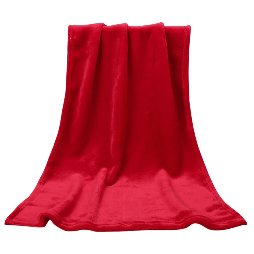 Модное однотонное мягкое детское одеяло 45*65 см, Коралловое шерстяное покрывало, бархатное одеяло Fa, антистатическое одеяло крупным планом