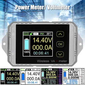 

Wireless Bidirectional Current Voltage Meter Voltmeter Capacity Meter Coulomb Direct Current Best Price