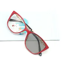 Солнцезащитные фотохромные готовые очки для близорукости женские мужские ретро очки с оправой из сплава кошачьи женские ультрасветлые при миопии очки NX