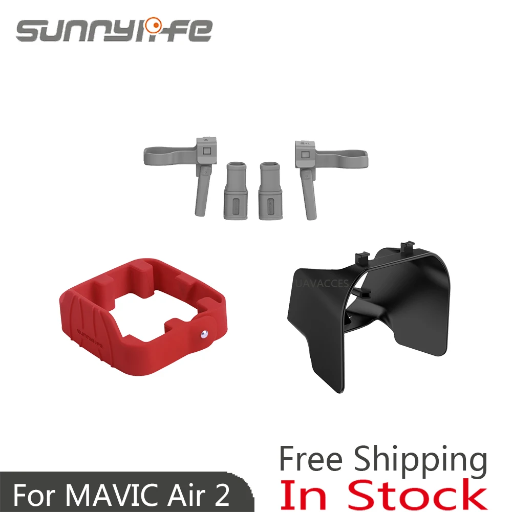 Sunnylife dji Mavic Air 2 аксессуары шасси ножки пропеллера фиксатор объектива
