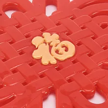 Светодиодный китайский бантик-фу, китайский бантик, Весенний фестиваль, подвеска, большой красный, китайский бантик, лампа, Новогоднее украшение