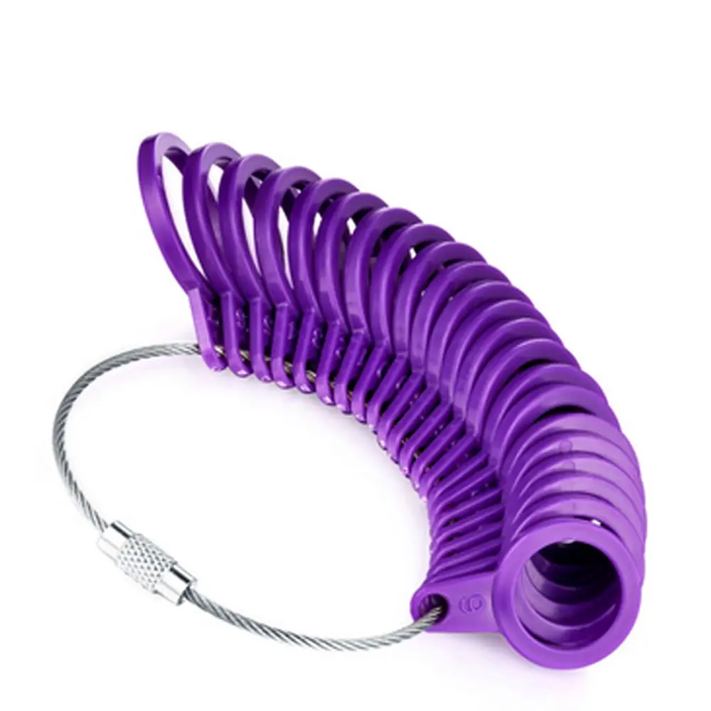 New Basic Jewelry Measurement Tool Suitable For US Size 0 to 13 Jeweler Size Loop Jewelry Tool Ring Sizer Finger Size Gauge Ring