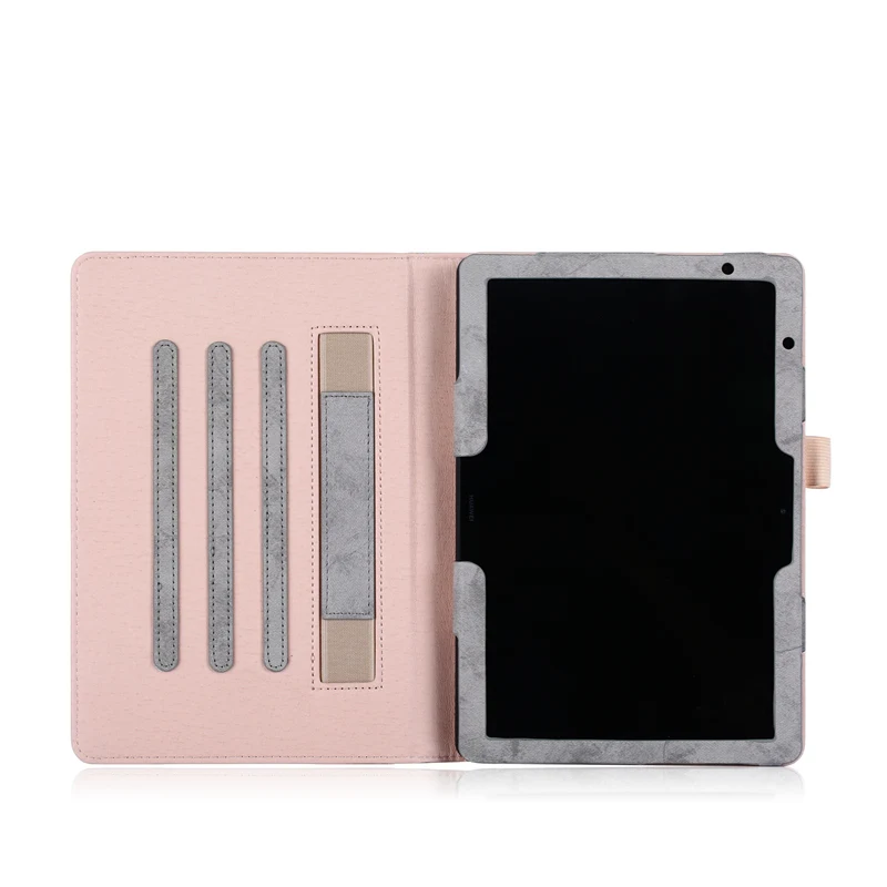 Tanie PU skórzane etui do Huawei MediaPad M5 Lite 10 pokrowiec na tableta do Huawei MediaPad T5 10 AGS2 W09 L09 L03 W19 10.1 \