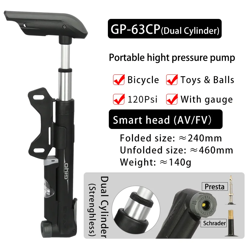 Dropship Mini Bike Pump Portable Bicycle Tire Inflator Ball Air