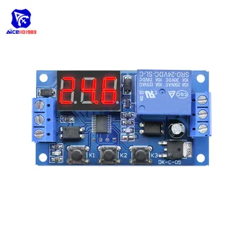 

diymore DC 24V Time Delay Relay Module LED Digital Display Cycle Timer Module Switch Control Relay for Arduino