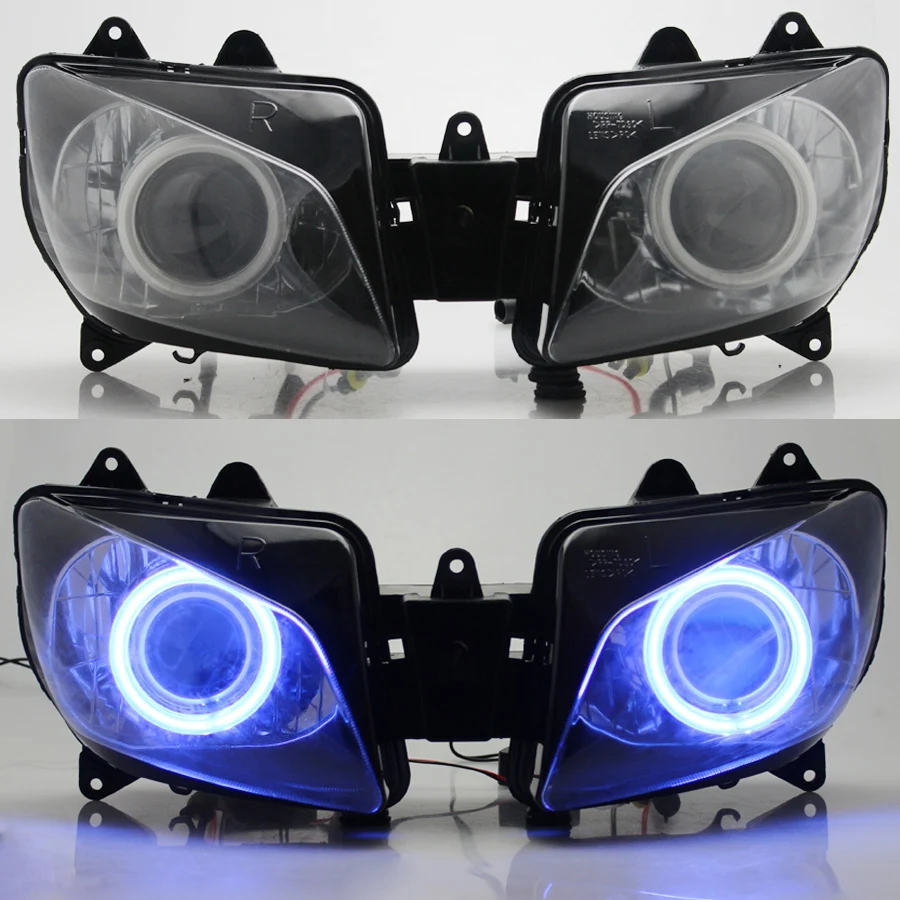 Налобный фонарь в сборе проектор для Yamaha YZF R1 Angel Demon Eye HID 98-99 |