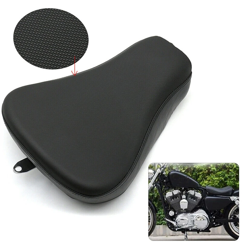 

Black Motorcycle Front Solo Seat Cushion For Harley Sportster XL883 XL1200 48 72