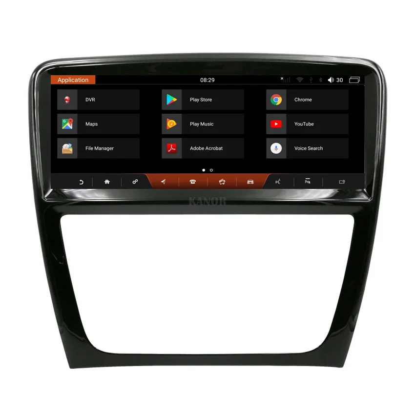 KANOR 10.25 inch Touch Screen Android 9.0 4+64G Car GPS Multimedia Navigation For Jaguar XJ XJL 2012-2016 Autoradio Stereo