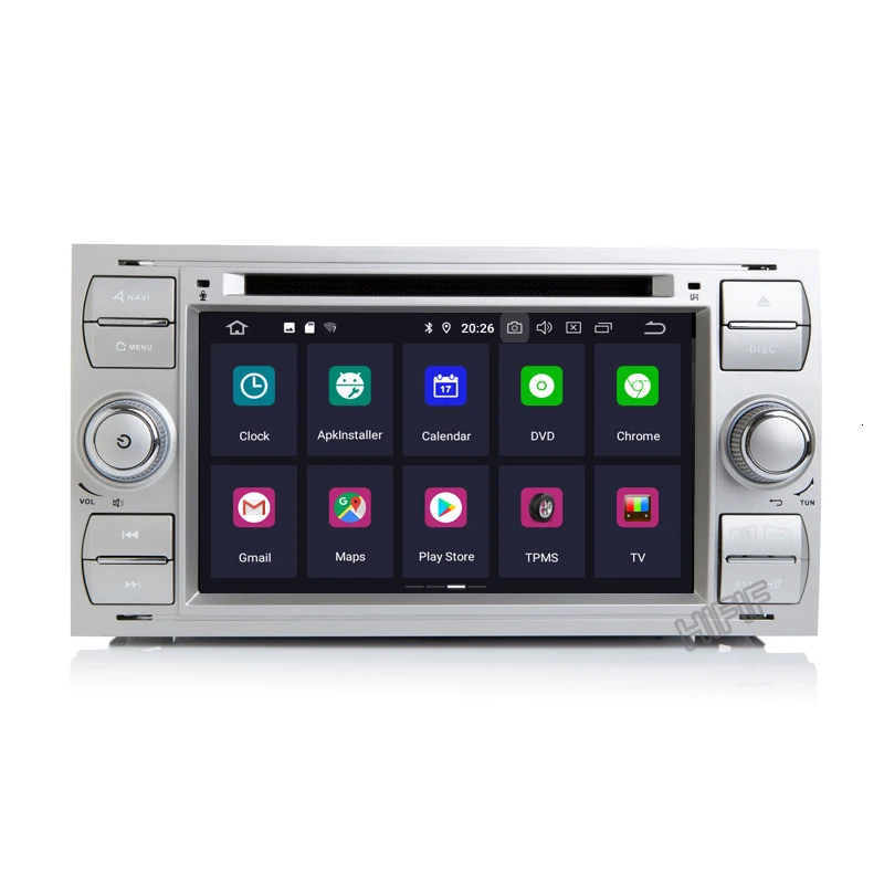 DSP " in dash 2 din Android 9,0 автомобильный dvd-плеер GPS для автомобиля, стерео OBD2 для Ford C-Max Fiesta Fusion Kuga Mondeo Фокус с радио