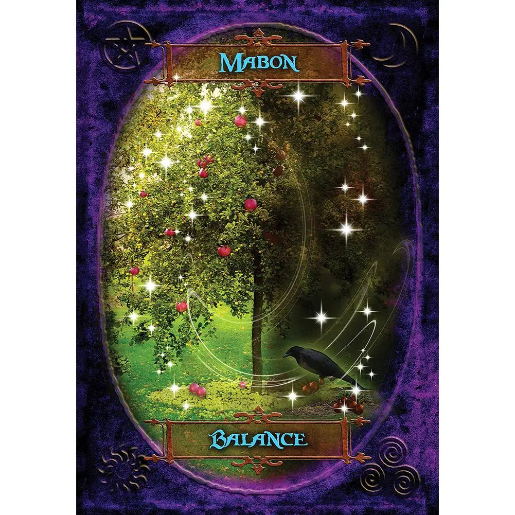 48 шт./упак. ведьмы мудрость Oracle карты английский Палуба Игральные карты Потрясающие таинственный палуба ведьм Таро карты