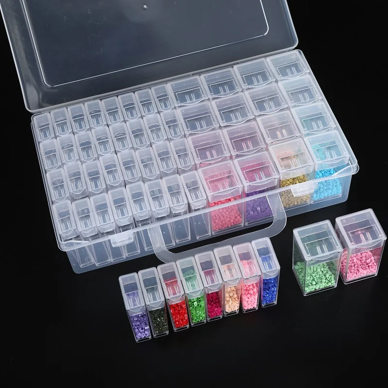28/32/56/64 boxs Diamond Painting Tools Accessories Storage Box