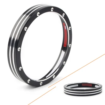 

XL 883 1200 Motorcycle Speedometer Gauge Bezel Trim Ring CNC For Harley Sportster XL883 XL1200 Dyna Street Bob Low Rider