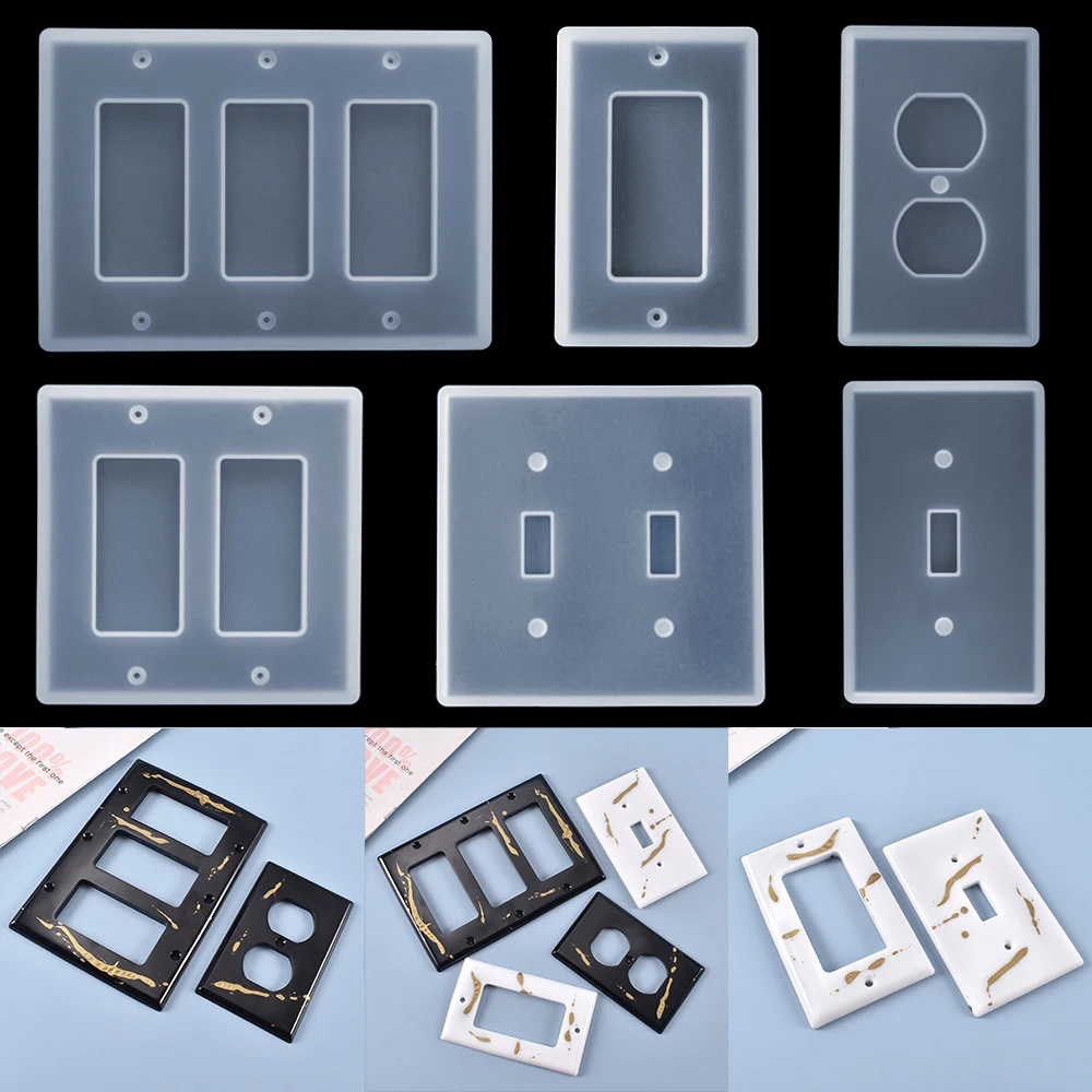 Cubierta Decorativa De Resina Para Interruptor – Dos Cisnes – Adhesivo Envolvente Para Placa De Luz