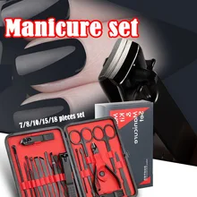 Нержавеющая педикюр профессиональные кусачки для маникюра Комплект кутикулы крюк Golden Eagle для маникюра для Красота набор инструментов для маникюра и педикюра, фрезер комплект